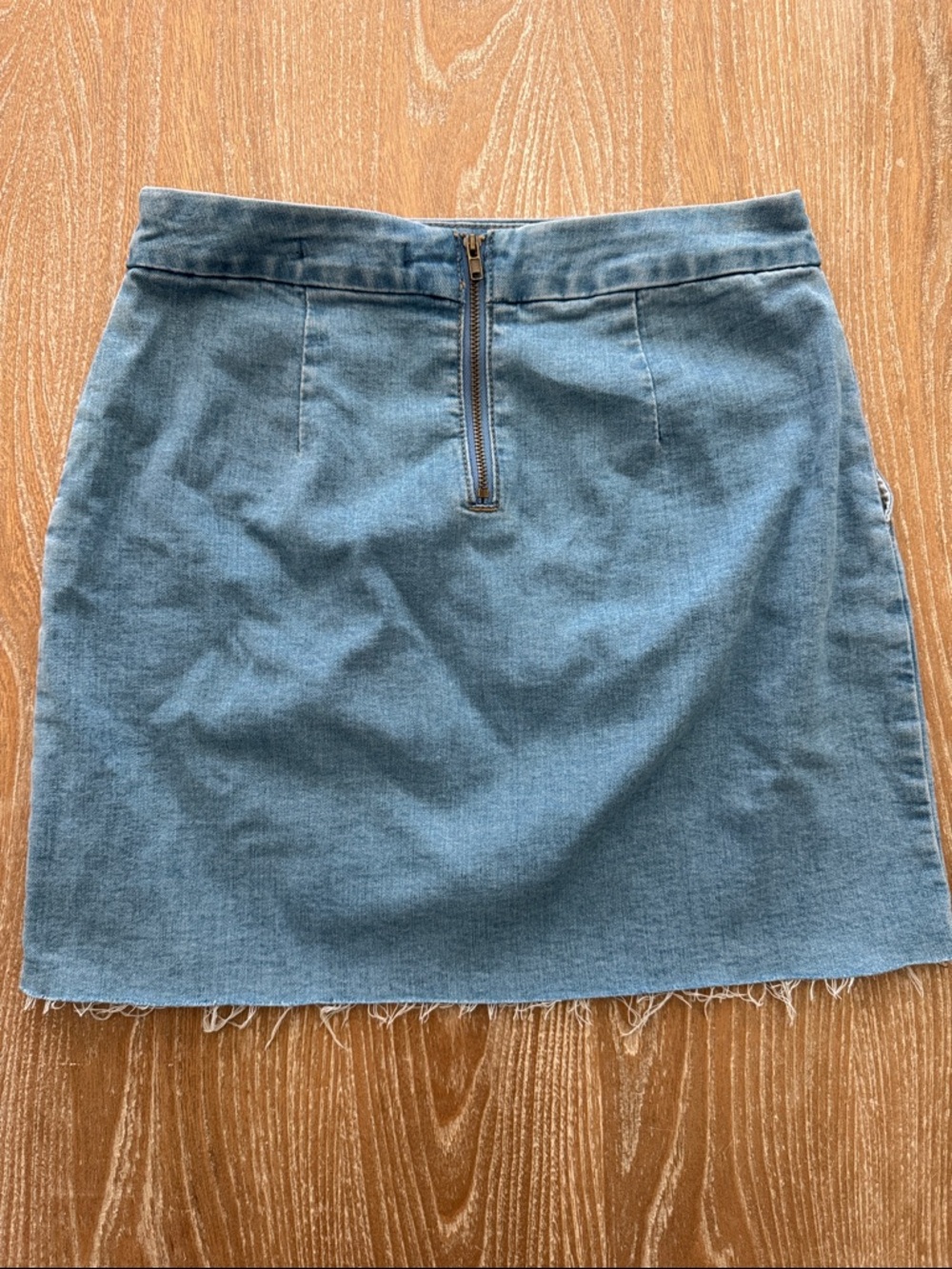 Forever 21 Light Blue Denim Mini Skirt - Picture 2 of 2